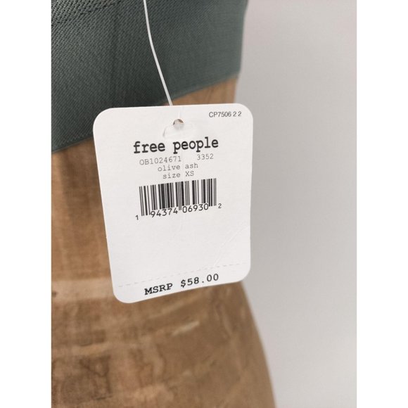Free People Movement End Game Bra-Olive Ash sz XS - Picture 5 of 5